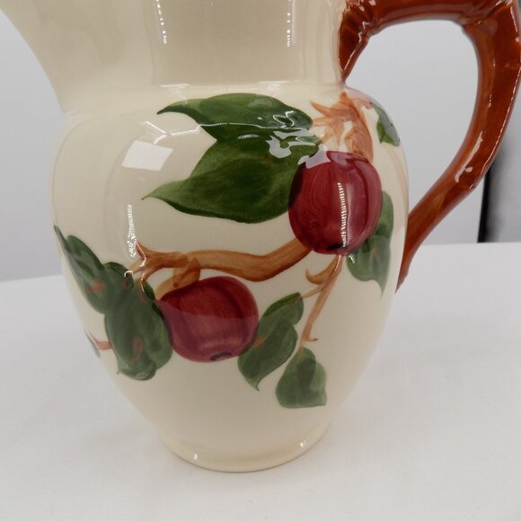 Franciscan Apple 64 oz Water Pitcher Ice Lip Vintage 9" t 9" w NO BACKSTAMP - Picture 9 of 9